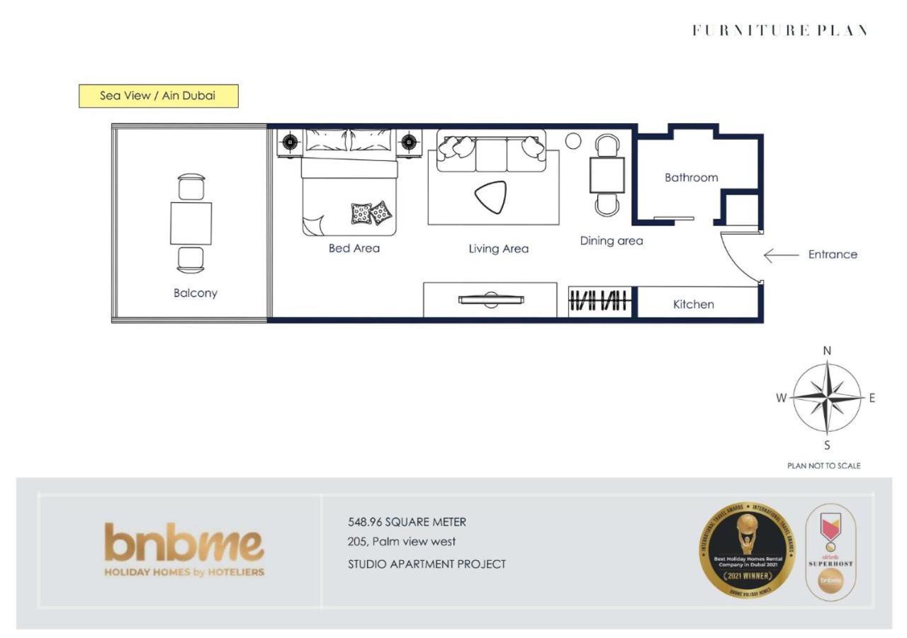 Bnbmehomes - Palm Views Dubai Bagian luar foto